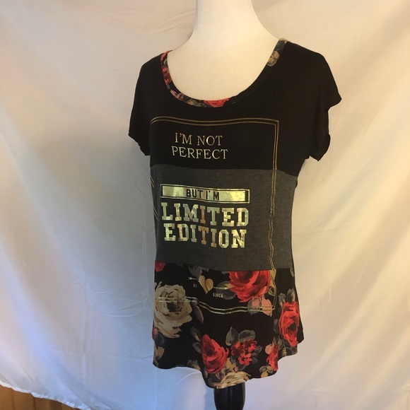 Gemstone Tops - Gemstone I’m Not Perfect Shirt